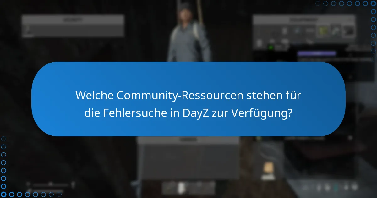 Was sind häufige Probleme bei der Fehlersuche mit DayZ?